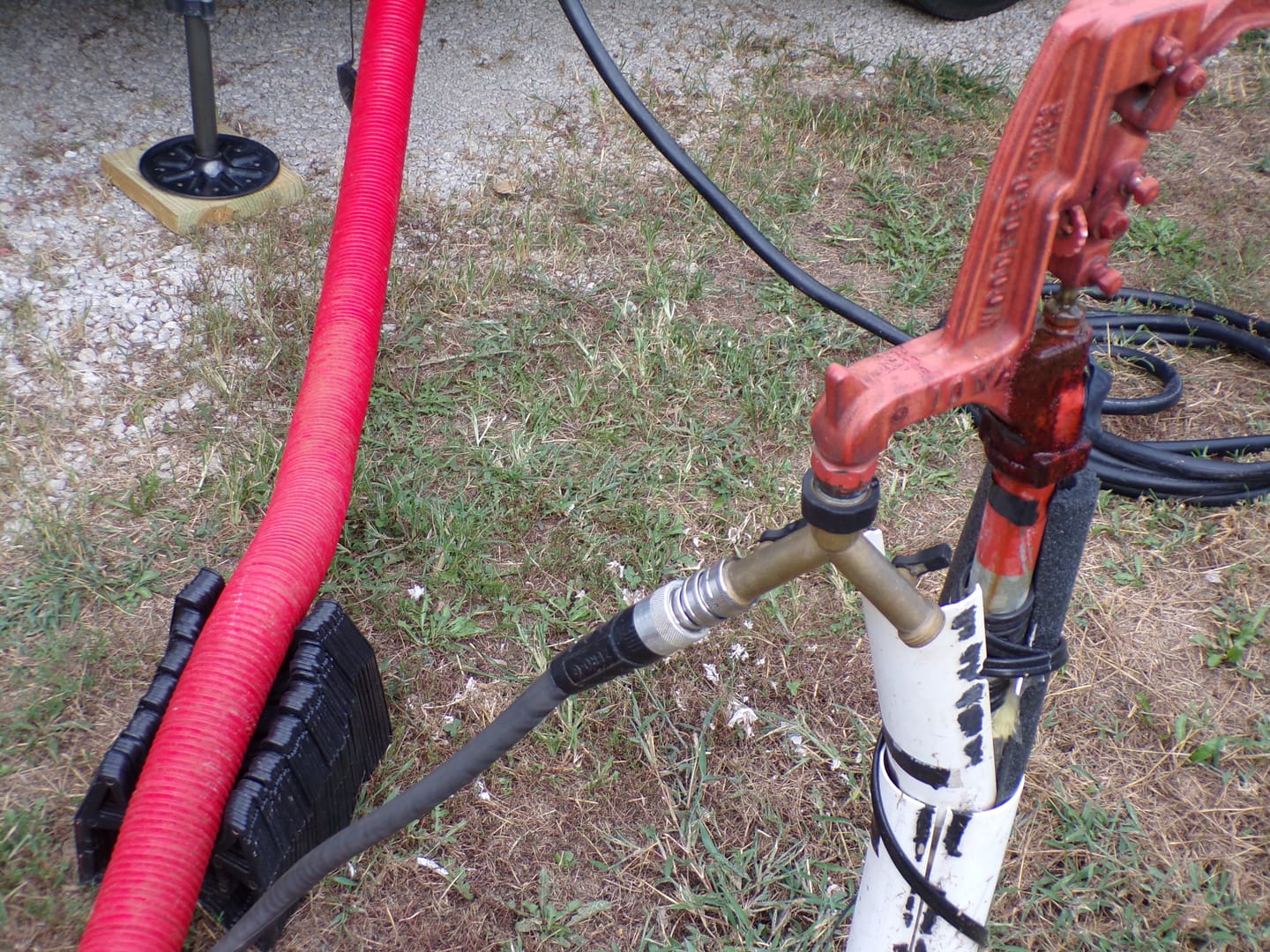 Customer photo review of Stainless Steel Garden Hose Quick Connects GHT (3 Pack)
