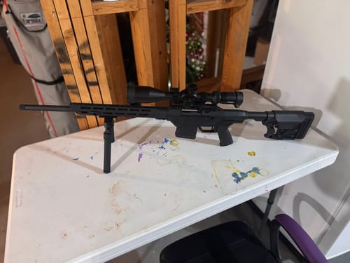 Customer photo review of Sniper ZT 5-27x50 FFP Scope Side Parallax Adjustment Glass Etched Reticle Red Green Illuminated with Scope Mount