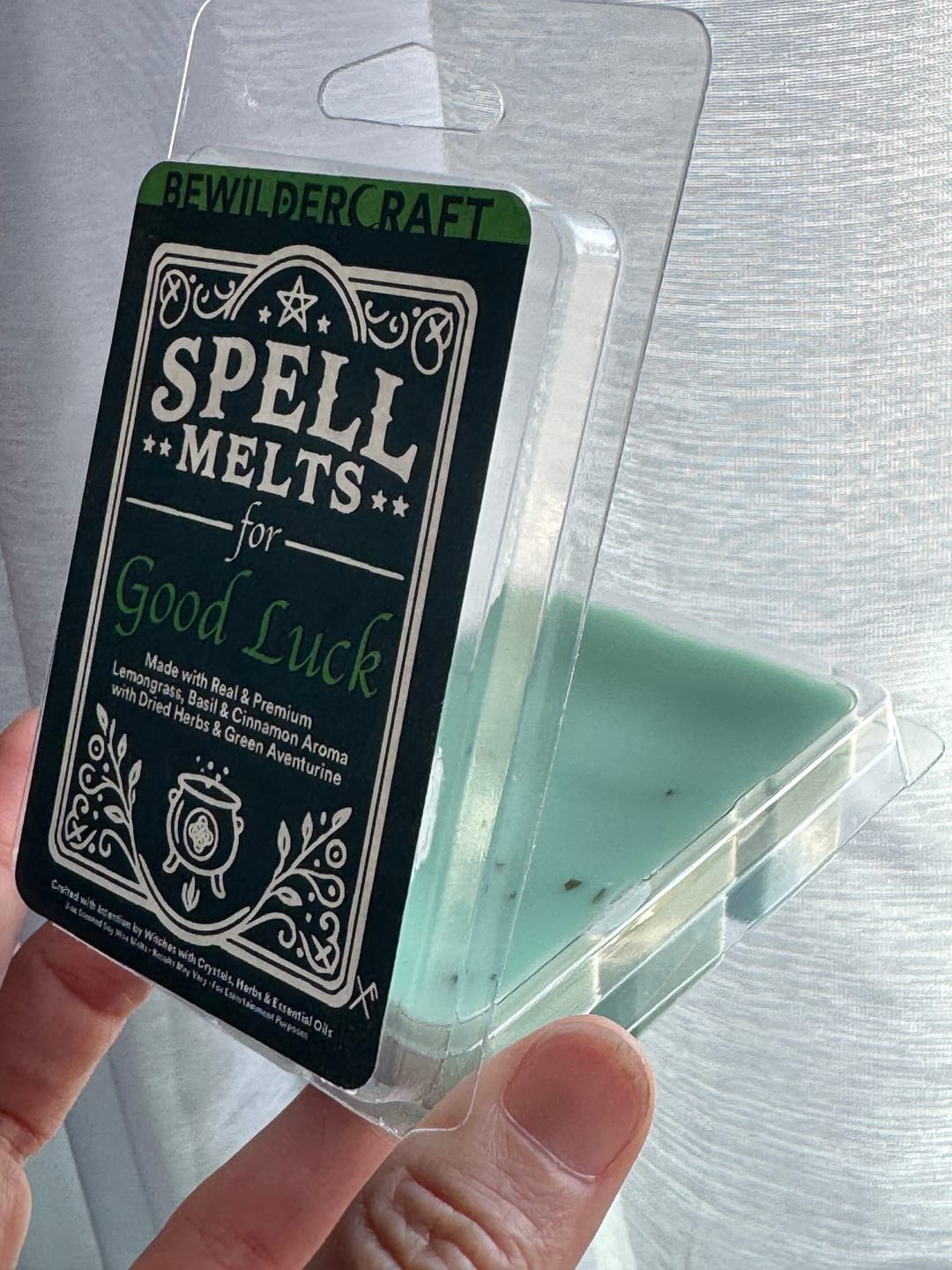 Customer photo review of Spell Melts for Good Luck Wax Melts