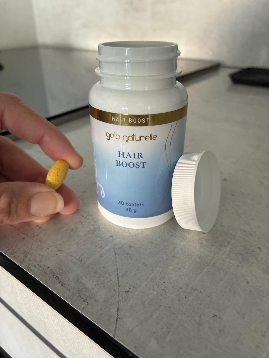 Customer photo review of Hair Boost