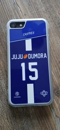 Customer photo review of Coque rugby CASTRES personnalisable - TEAMCOQUES
