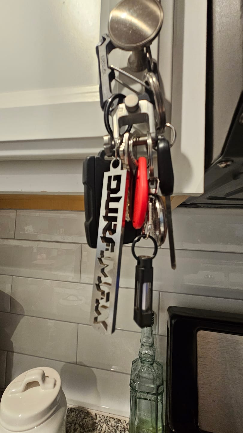 Customer photo review of Tritium Glow Fob