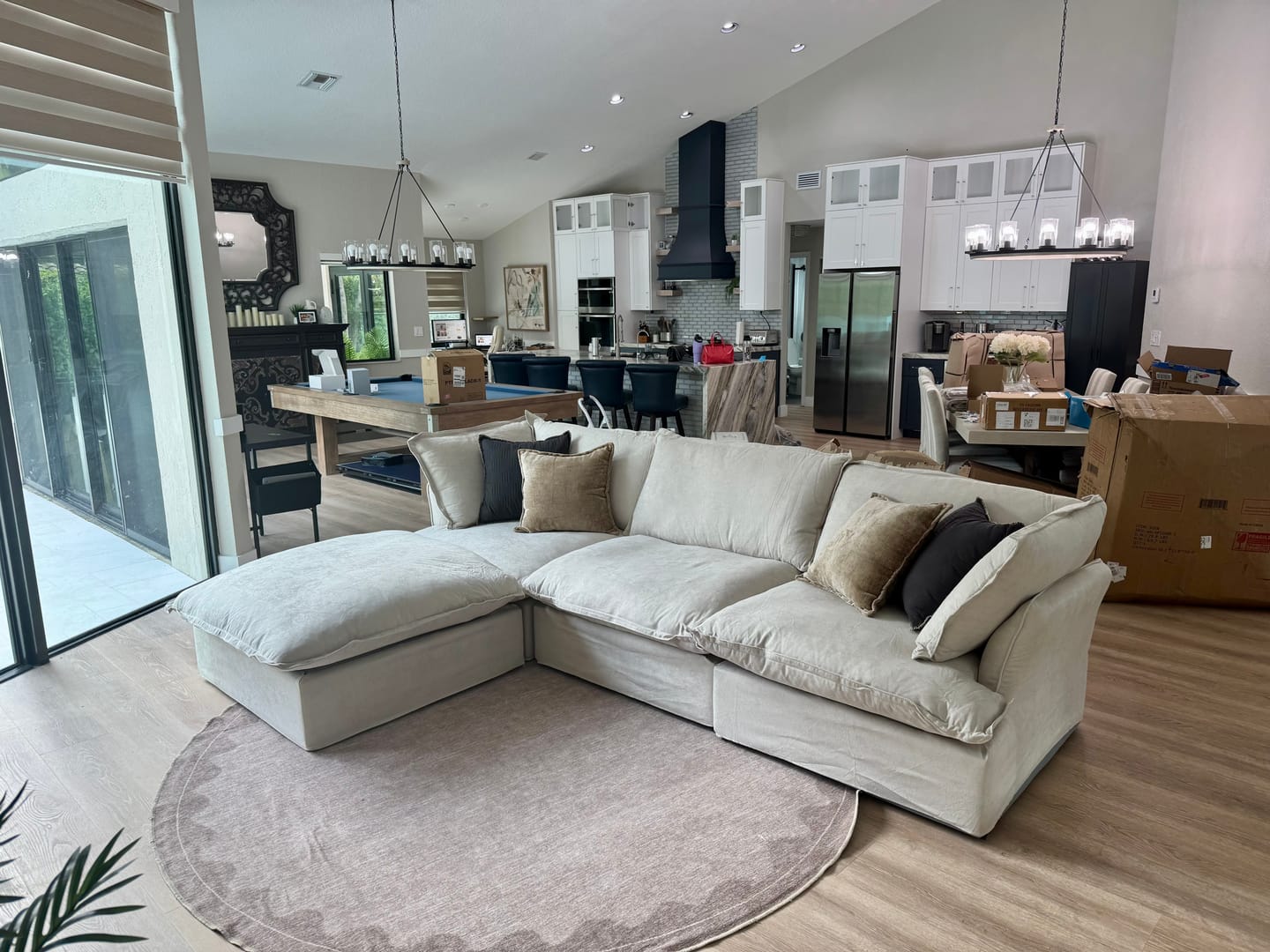 Customer photo review of Modular Luxe 3-Seater Sectional in Beige