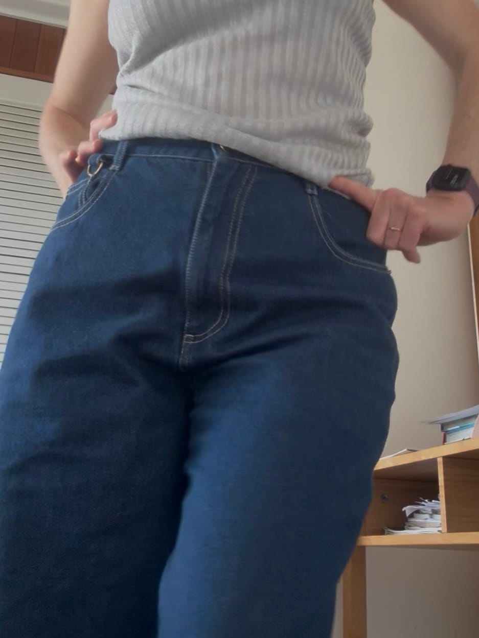 Customer photo review of Denim Sunday Jeans