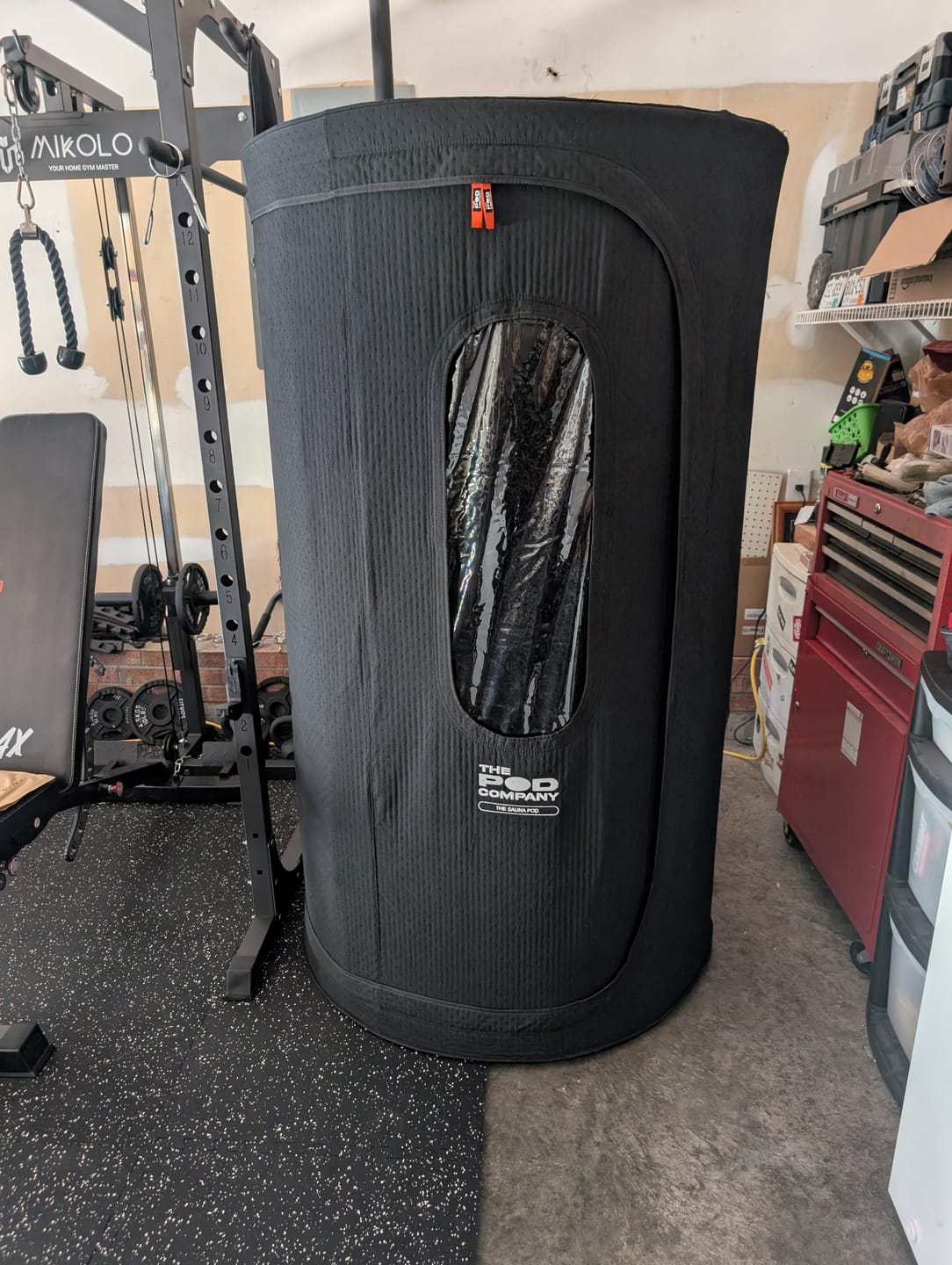 Customer photo review of The Sauna Pod