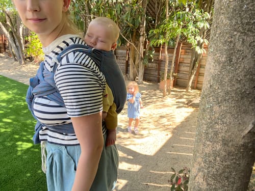 Customer photo review of Ludwig DidyTai Mei Tai by Didymos