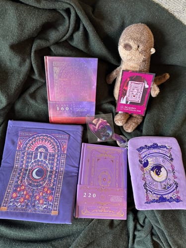 Customer photo review of Iridescence Book Sleeve - Purple