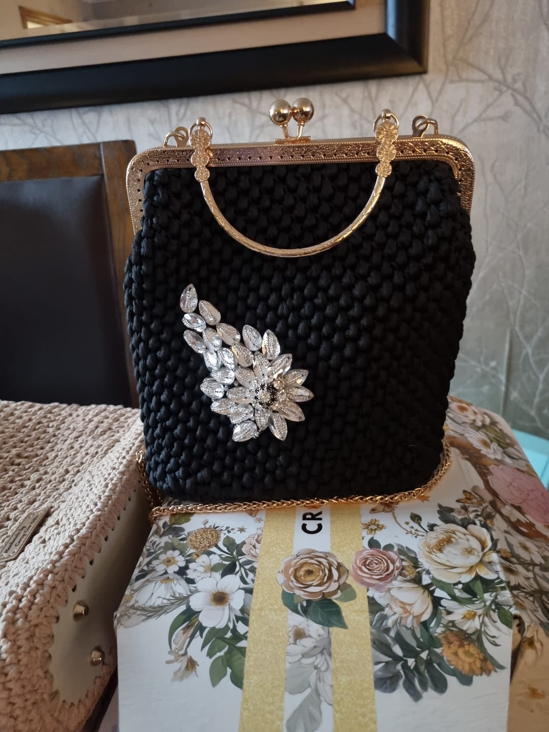Customer photo review of CrochetPark™ Lotus Handbag DIY KIT