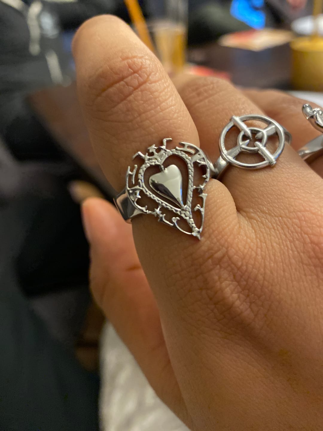 Customer photo review of ANTIQUE HEART RING