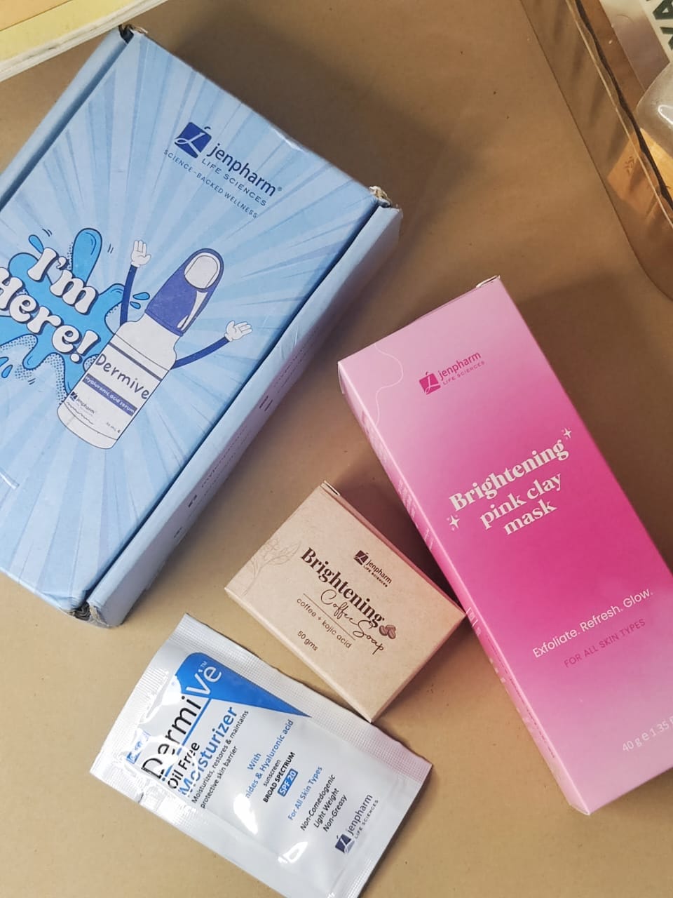 Customer photo review of Brightening Pink Clay Mask