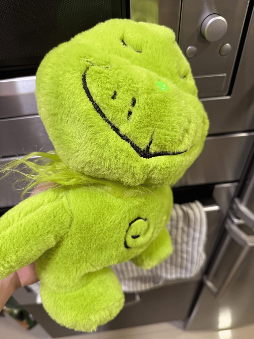 Customer photo review of GrumpyHug™ Soothe & Snuggle Plush