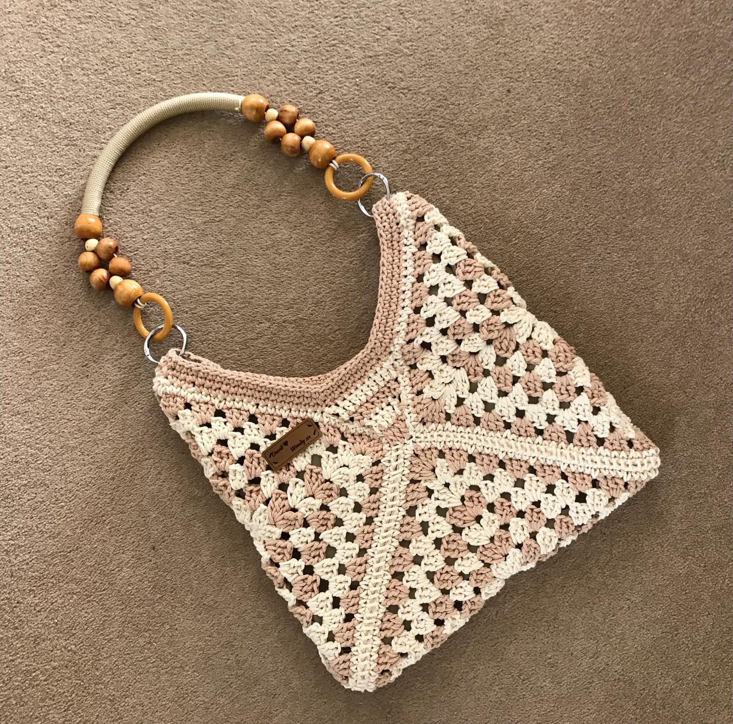 Customer photo review of CrochetPark™ Sunny Holiday shoulder bag crochet kit