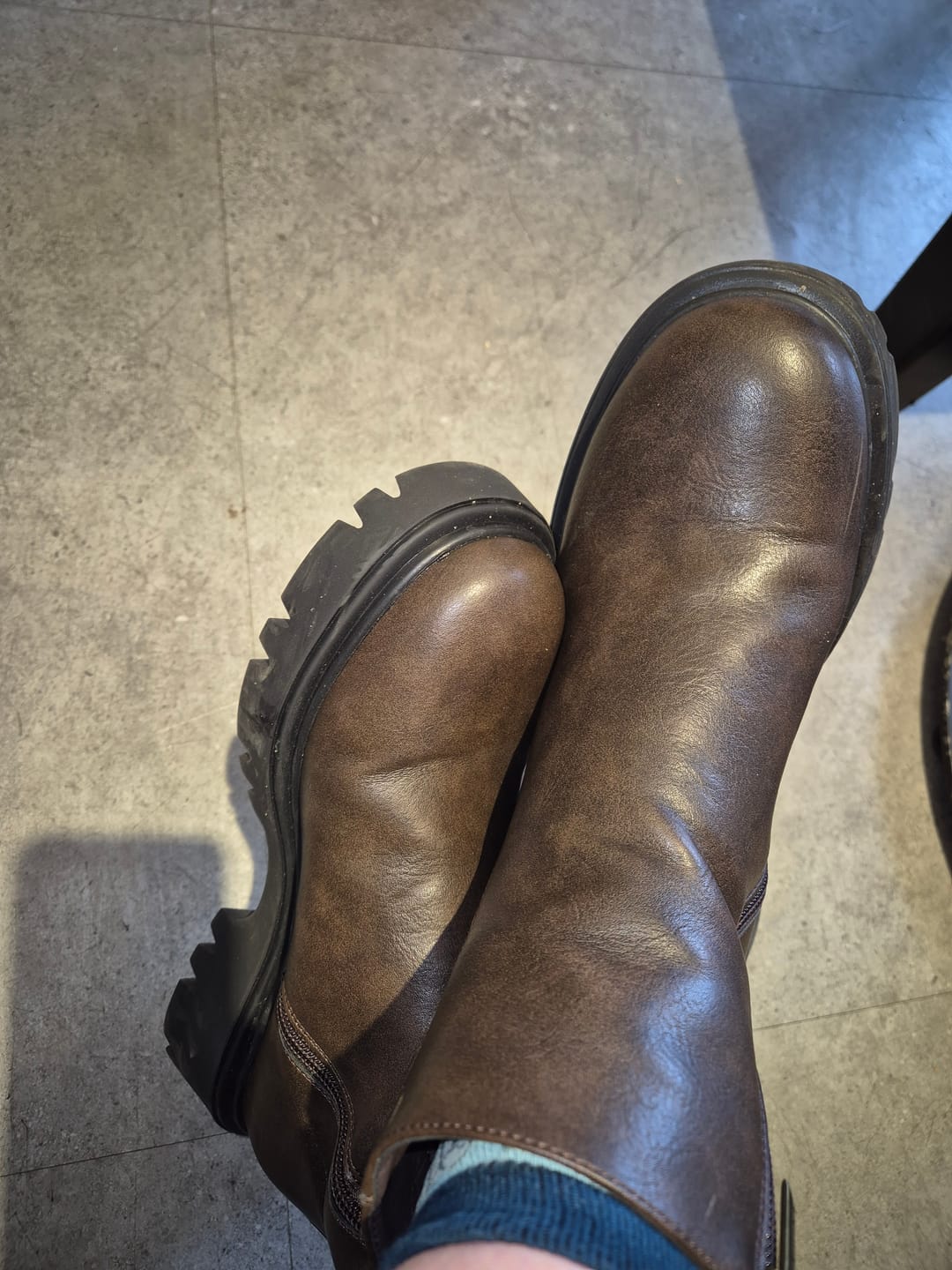 Customer photo review of Cameo Ankle Boots