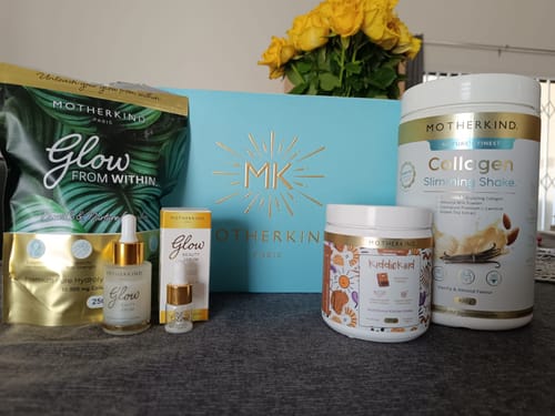 Customer photo review of Glow From Within Collagen Starter Kit