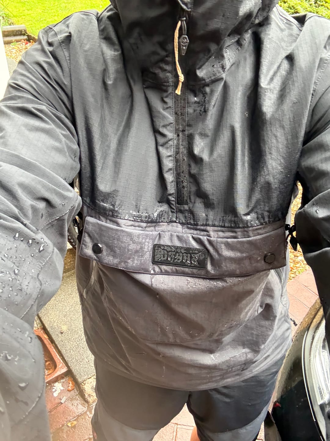 Customer photo review of Ripknot™ | Waterproof Anorak | Stealth Grey