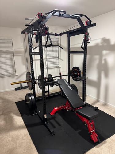Customer photo review of K6-2.0 Ultra All-in-One Power Rack Functional Trainer (UPGRADED)