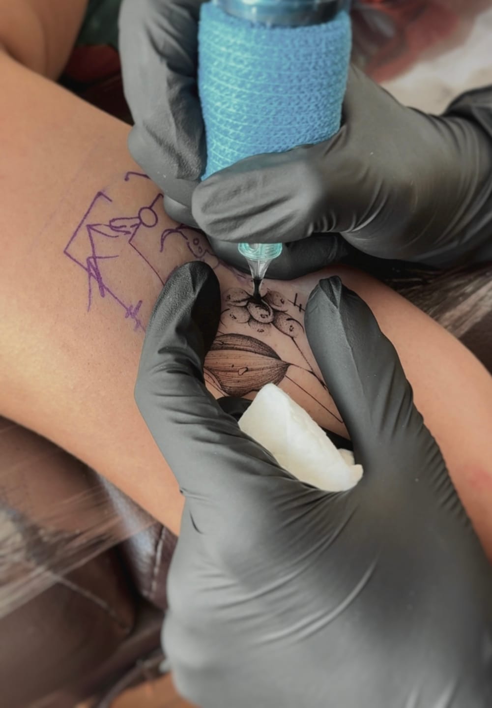 Customer photo review of JCONLY VETAR Tattoo Cartridge Needles Round Liner