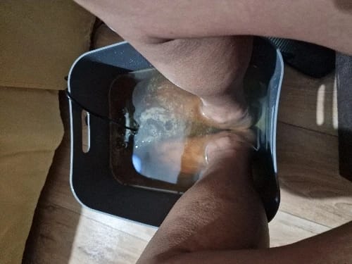 Customer photo review of Revitalizing Ionic Foot Spa