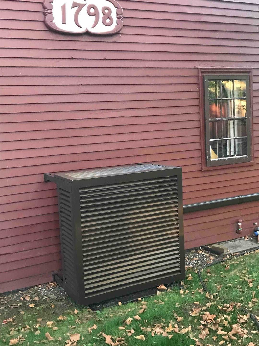 Customer photo review of Mini-Split AC Cover - Bronze