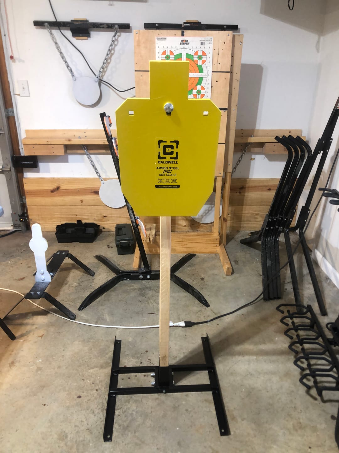 Customer photo review of Double T-Shaped Base Stand + Mounting Kit