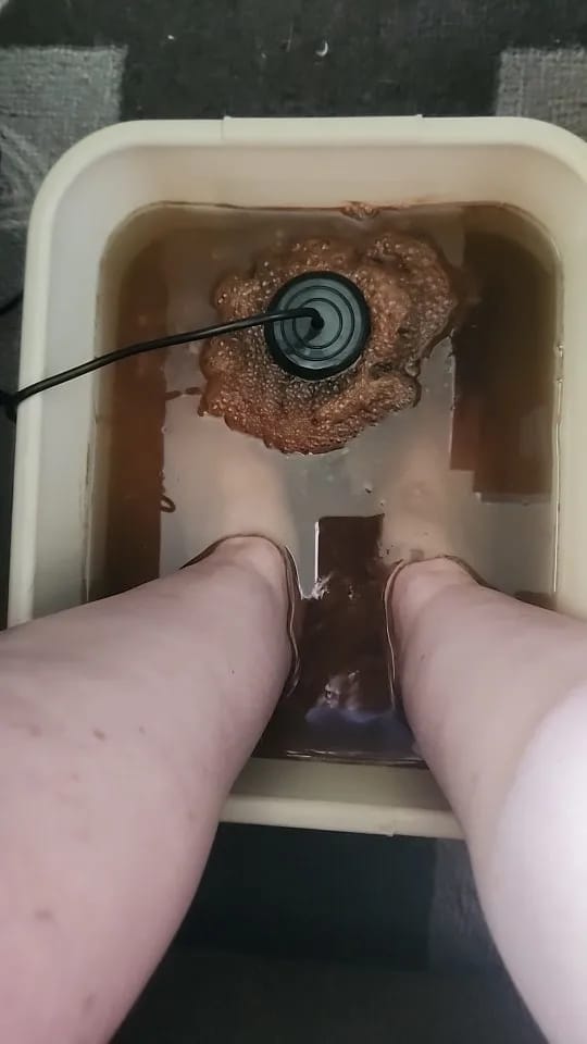 Customer photo review of Revitalizing Ionic Foot Spa