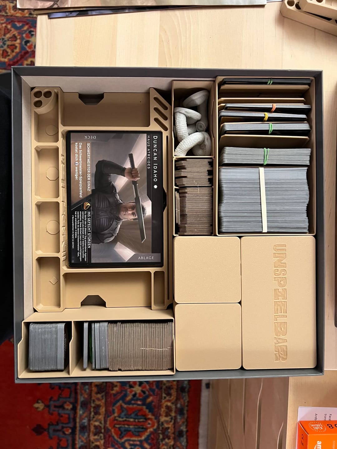 Customer photo review of "UPRISING" Insert + Player Boards