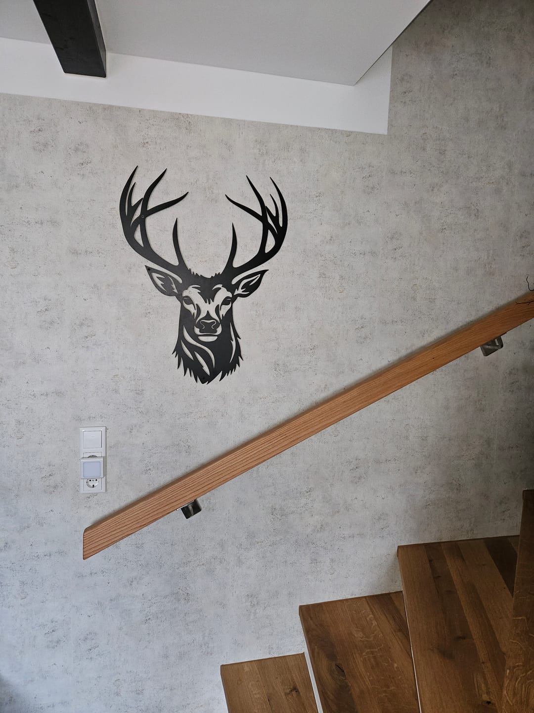 Customer photo review of Décoration Murale en Métal - Tête de cerf