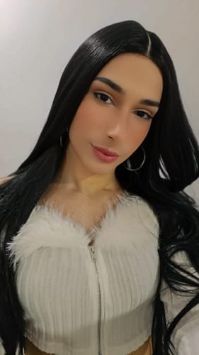 Customer photo review of Lace Front HD Carol Preta Lisa 90cm