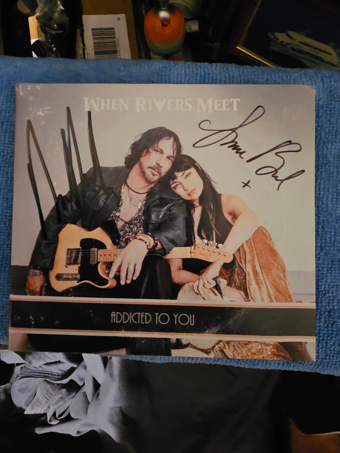 Customer photo review of ADDICTED TO YOU ~ SIGNED CD