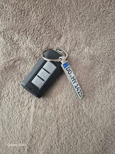 Customer photo review of Kennzeichen Schlüsselanhänger Mini Nummernschild Metall
