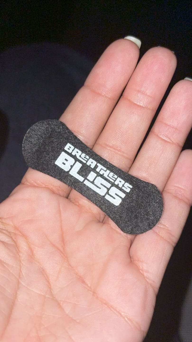 Customer photo review of BreathersBliss Noires – Bandes Nasales Sport Sommeil