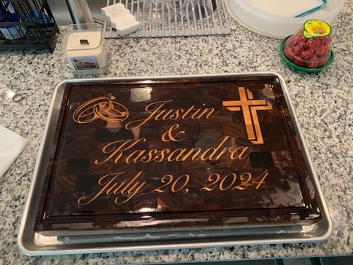 Customer photo review of Custom Inlay Builder Kit