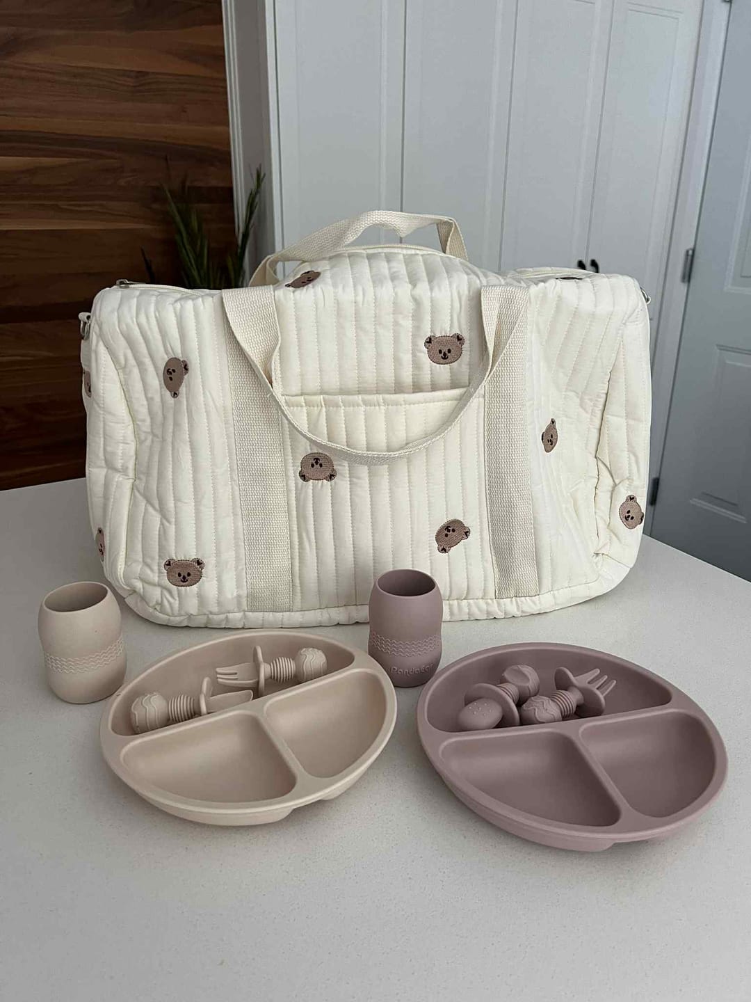 Customer photo review of Mom Essentials Duffle Tote Bag