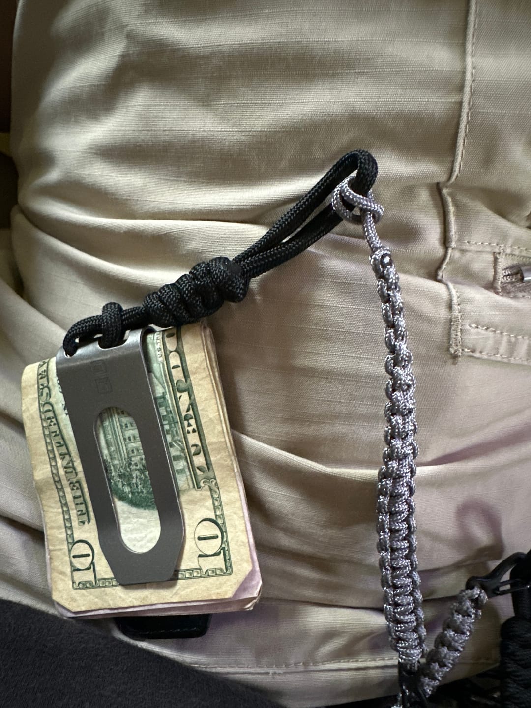 Customer photo review of MC02 TITANIUM MONEY CLIP - LIMITED EDITION - GOLD ANODIZED