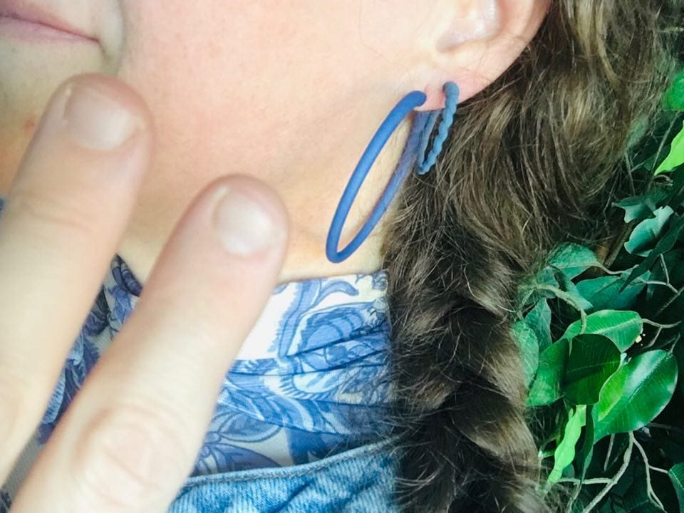 Customer photo review of SCOQUILLAGE – Petits anneaux croissants 2,5 cm | Inspirés de la mer