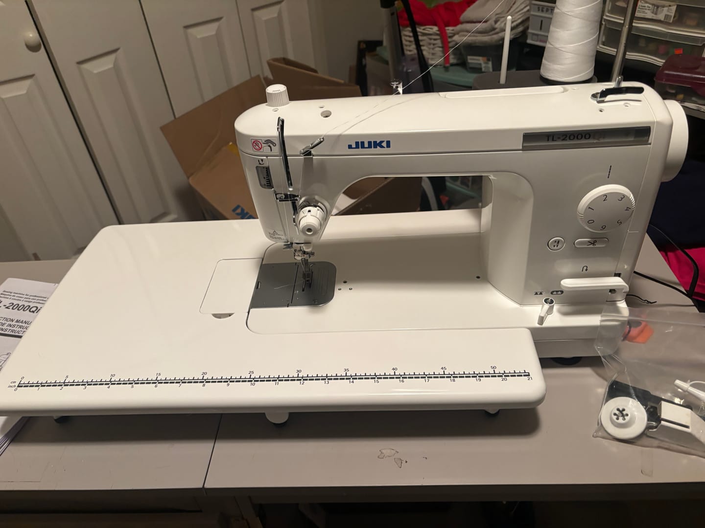 Customer photo review of Juki TL-2000Qi Quilting Machine