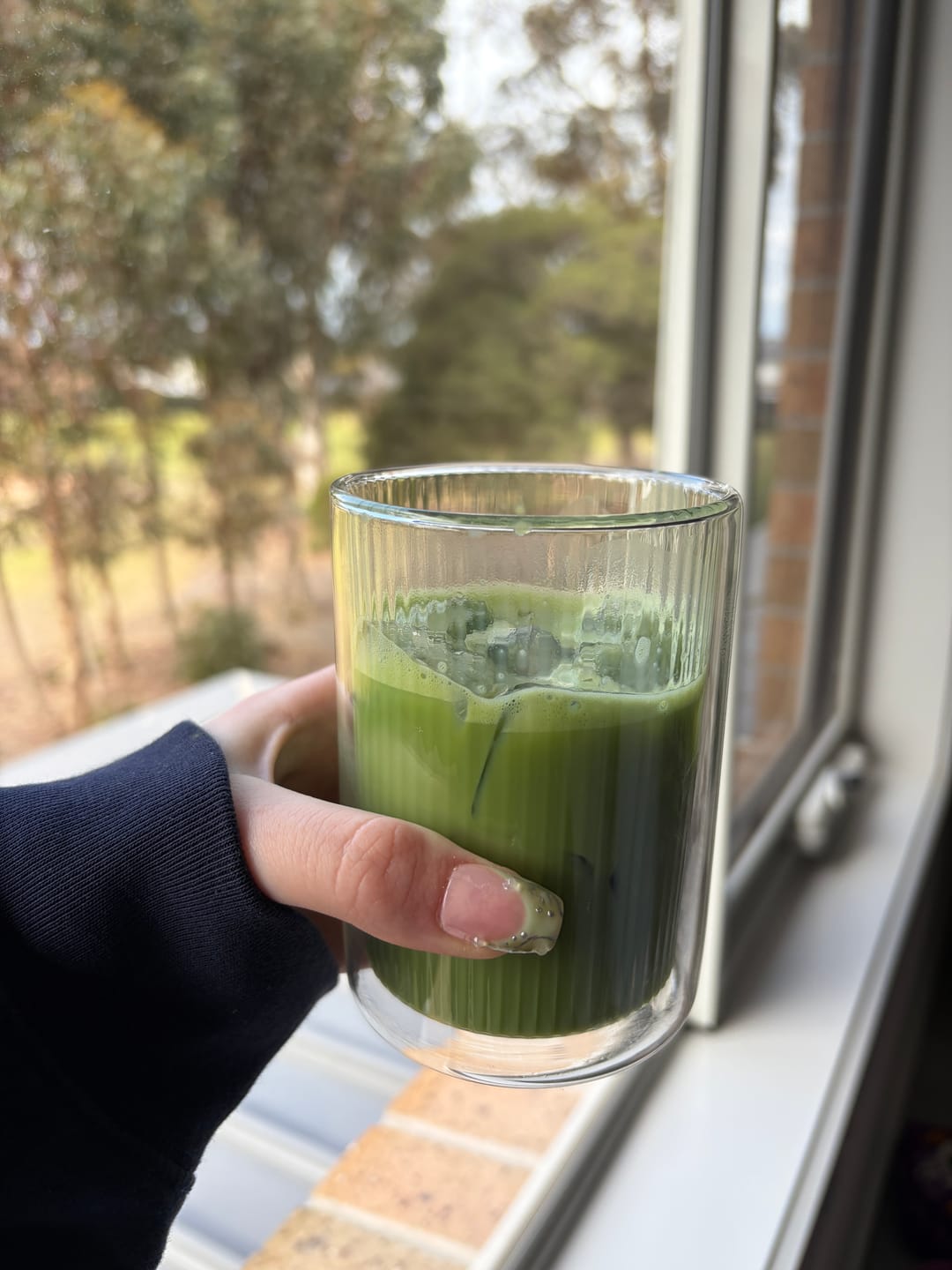 Customer photo review of Gourmet's Gold Artisan Matcha (Latte)