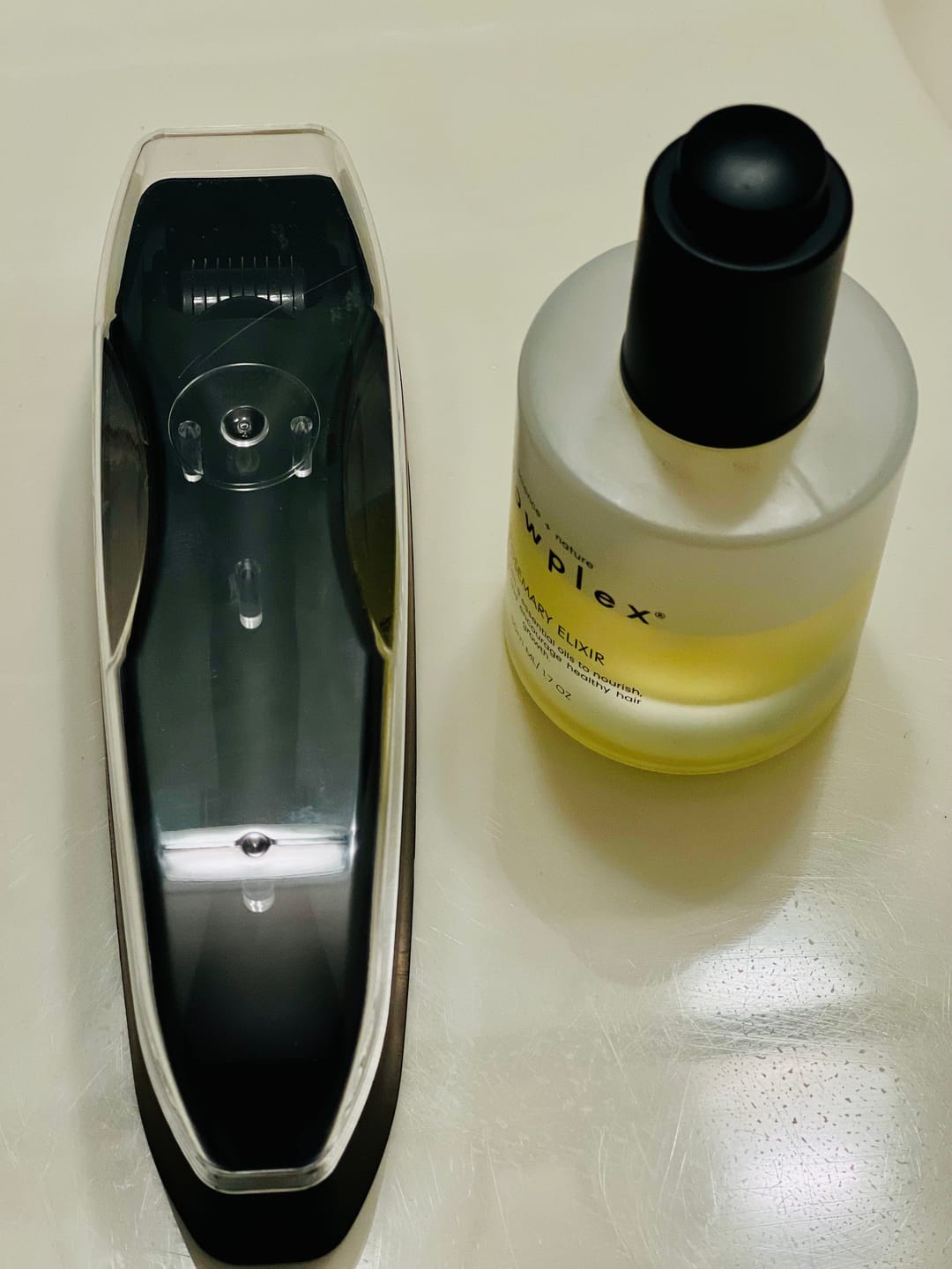 Customer photo review of Rosemary Elixir - 100% Natural Hair Loss Solution