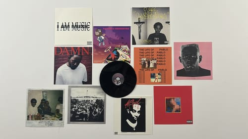 Customer photo review of PLAYLIST - ALBUM COVER PRINTS - CUSTOM WALL COLLAGE POSTERS