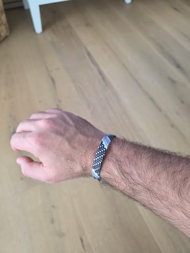 Customer photo review of Keffiyeh Bracelet