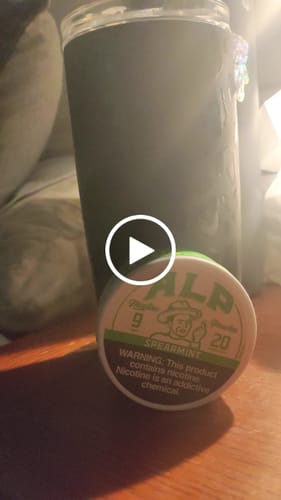 Customer video review of Spearmint Nicotine Pouches