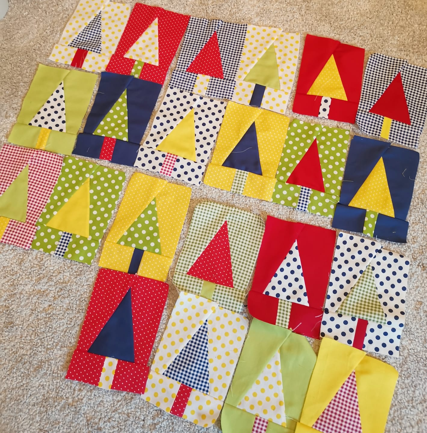 Customer photo review of 20 Piece Cotton Fat Quarter Bundle Box