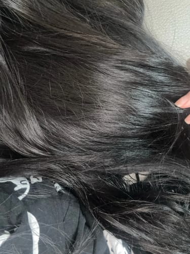 Customer photo review of מברשת החלקת שיער עם פלטות טיטניום