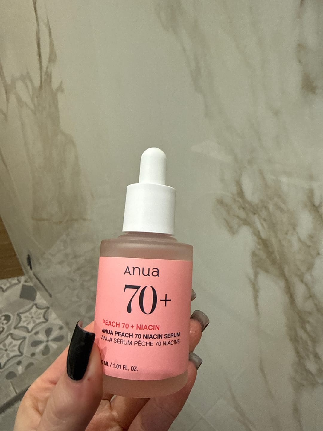 Customer photo review of Serums ar persiku gludai un mirdzošai ādai Anua Peach 70 Niacin Serum