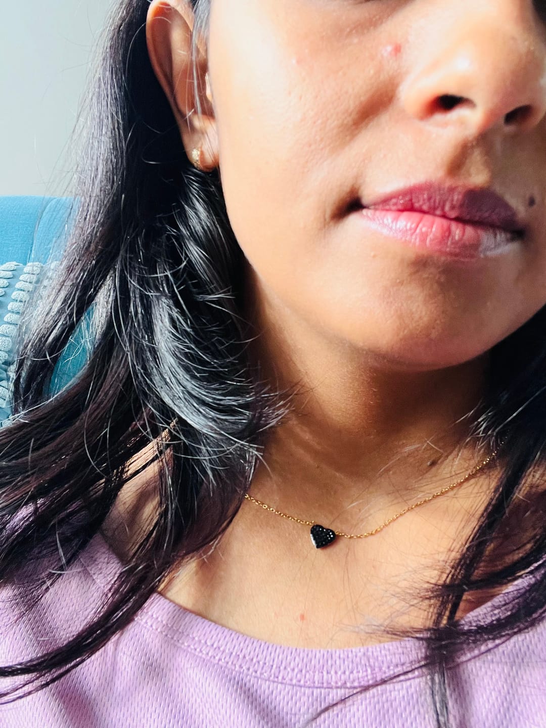 Customer photo review of Linked Circles Harmony Necklace