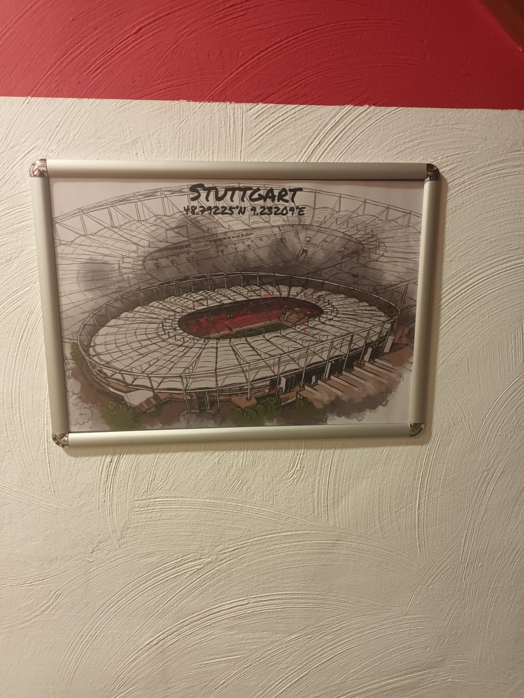 Customer photo review of Stadion Poster Stuttgart Art Print