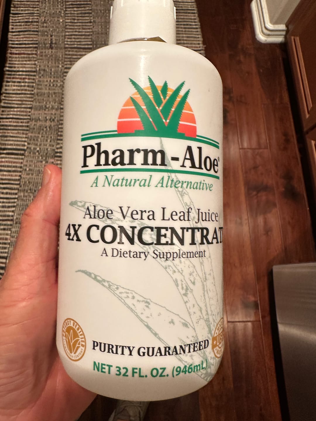 Customer photo review of Aloe Vera Juice