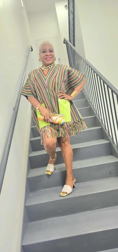 Customer photo review of Nala Aso-Oke Set|Green