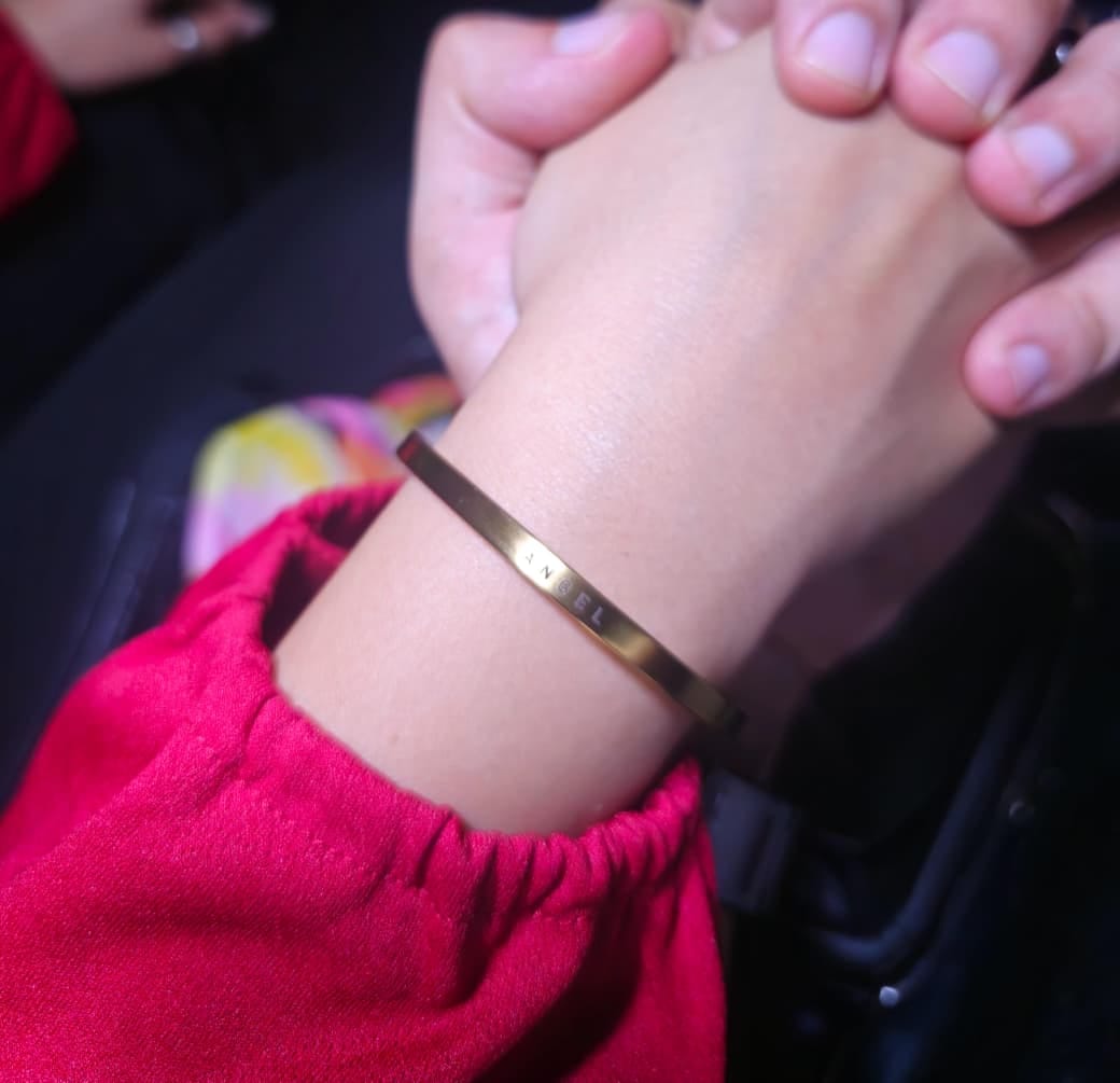 Customer photo review of Personalised Classic Bracelet