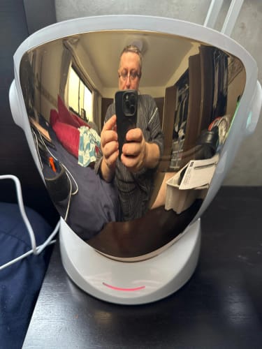 Customer photo review of מסכת פנים חשמלית אלחוטית